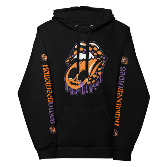 Halloween Vibes Hoodie: Lick (Soft, Recycled Polyester Blend, Unisex)