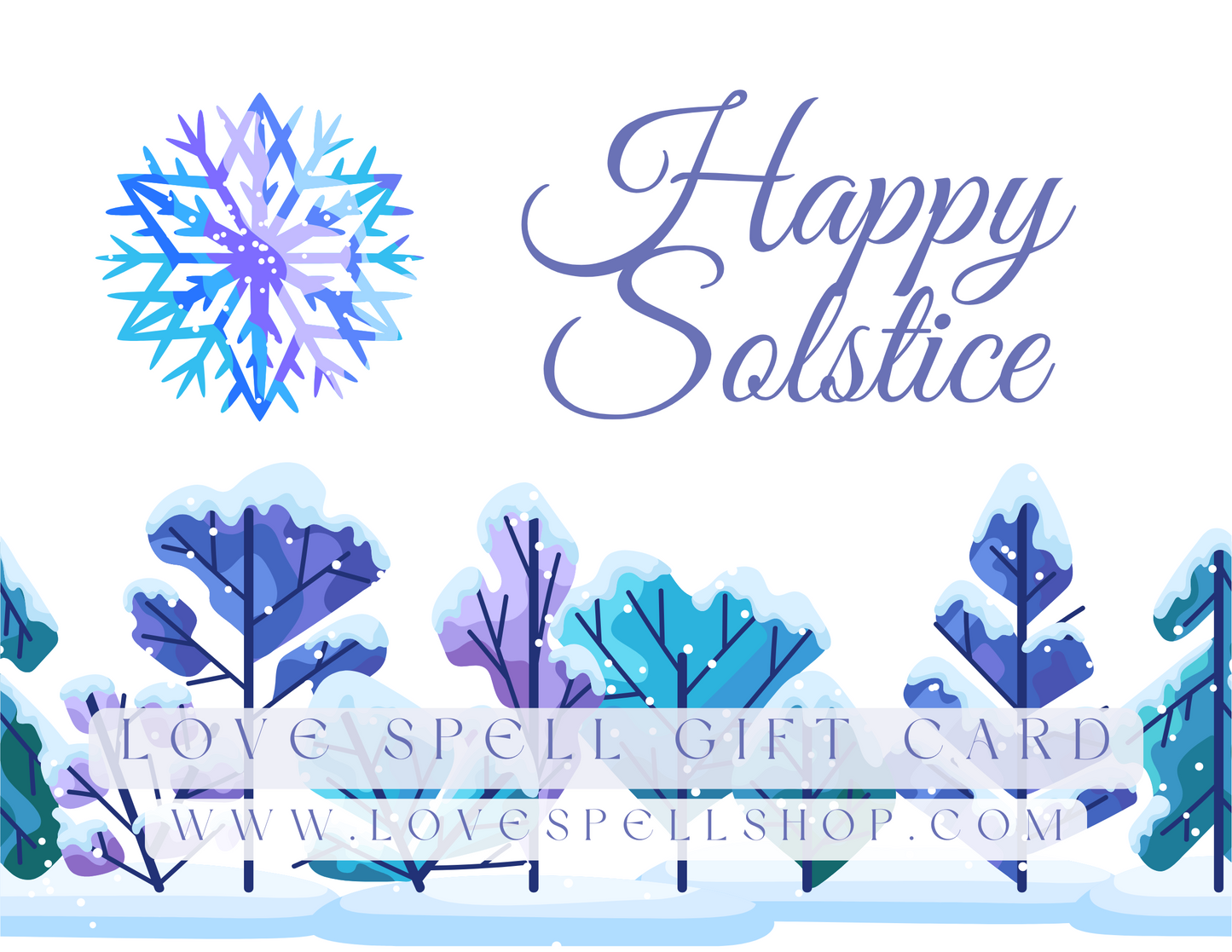 Love Spell Digital Gift Card (Happy Solstice)