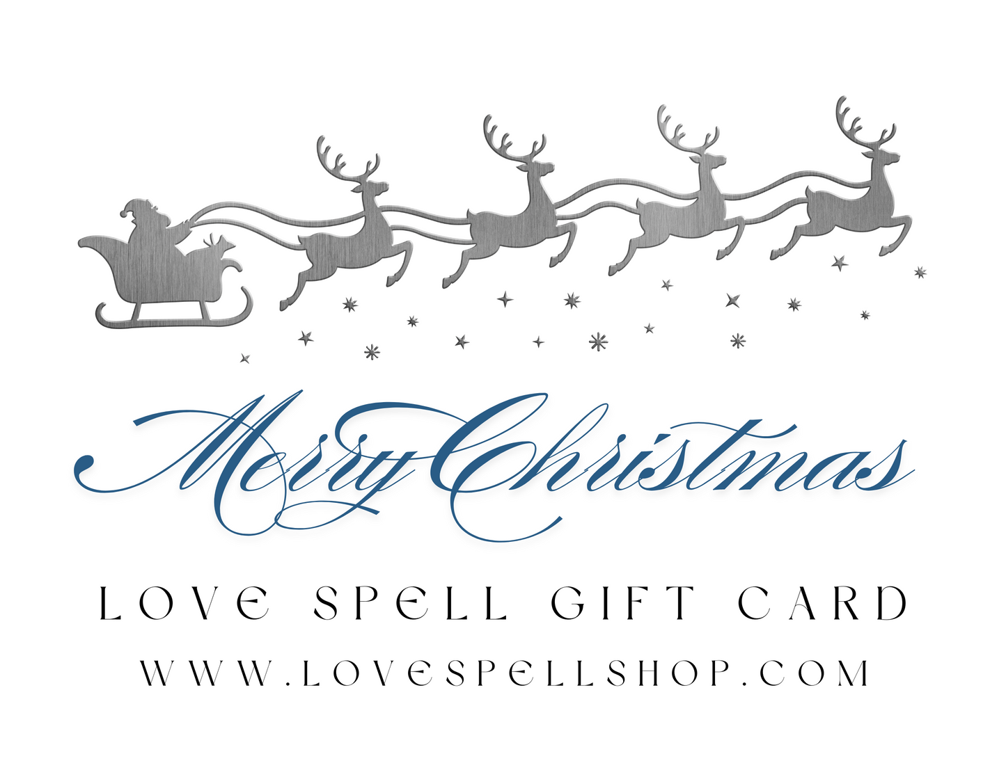 Love Spell Digital Gift Card (Merry Christmas)