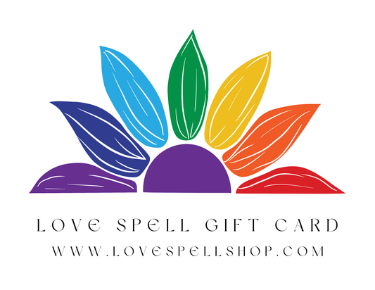 Rainbow Flower Petals Pride Digital Gift Card (LoveSpellShop.com)