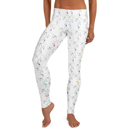 Tender Kisses Slender Fit Print Leggings