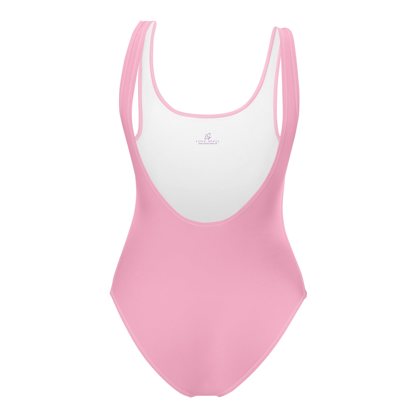 One-Piece Swimsuit: Cotton Candy Pink