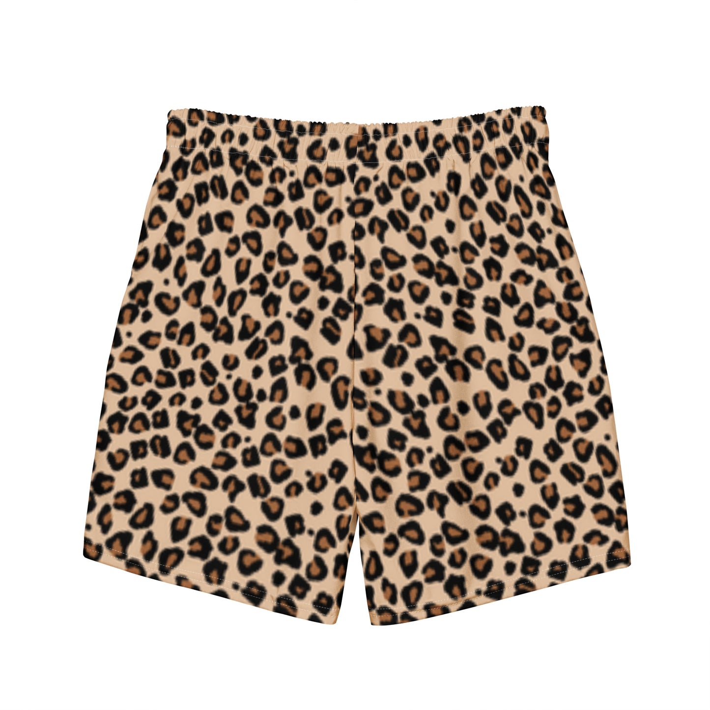 All-Over Print Recycled Swim Shorts: Leopard