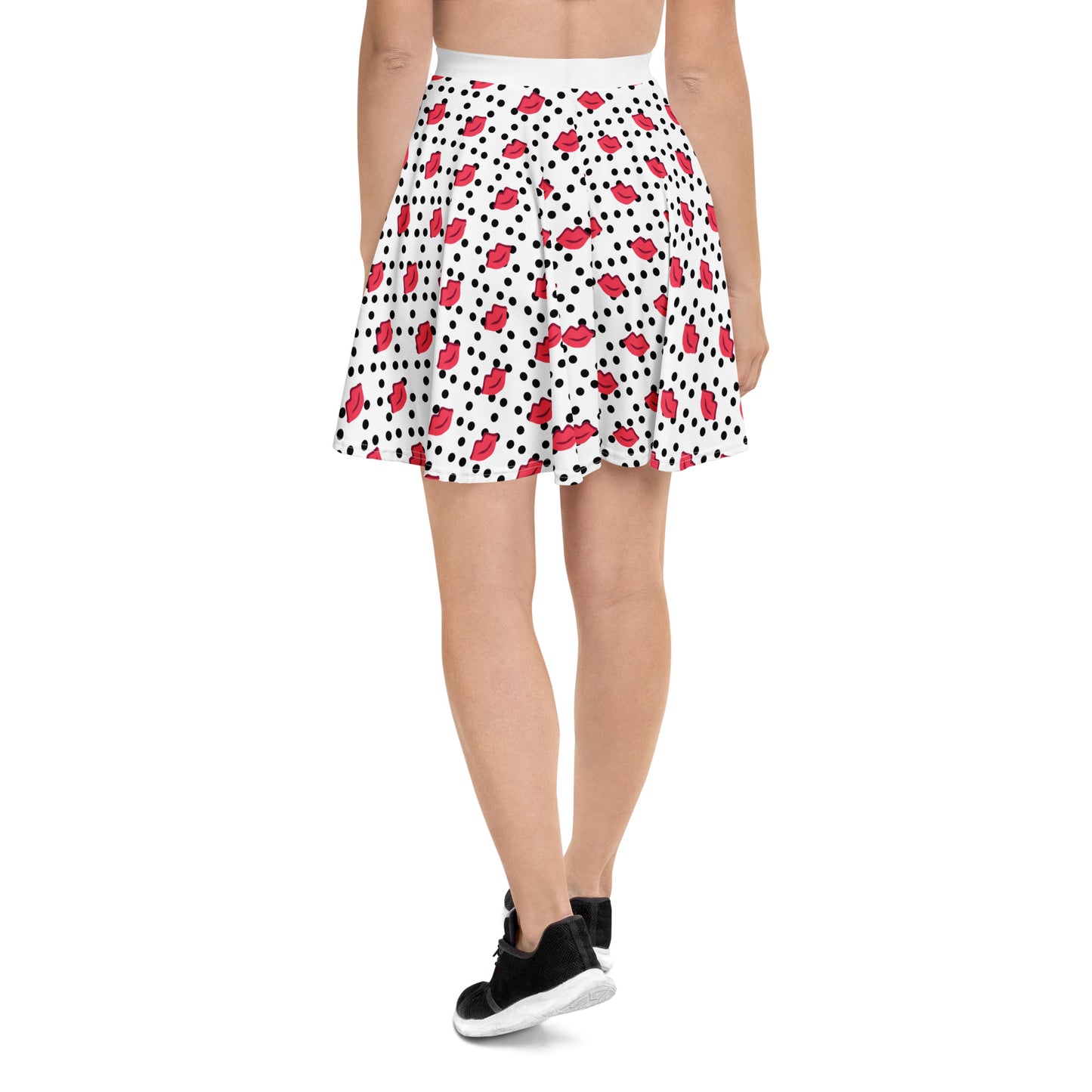 Polka Dot Kisses Skater Skirt