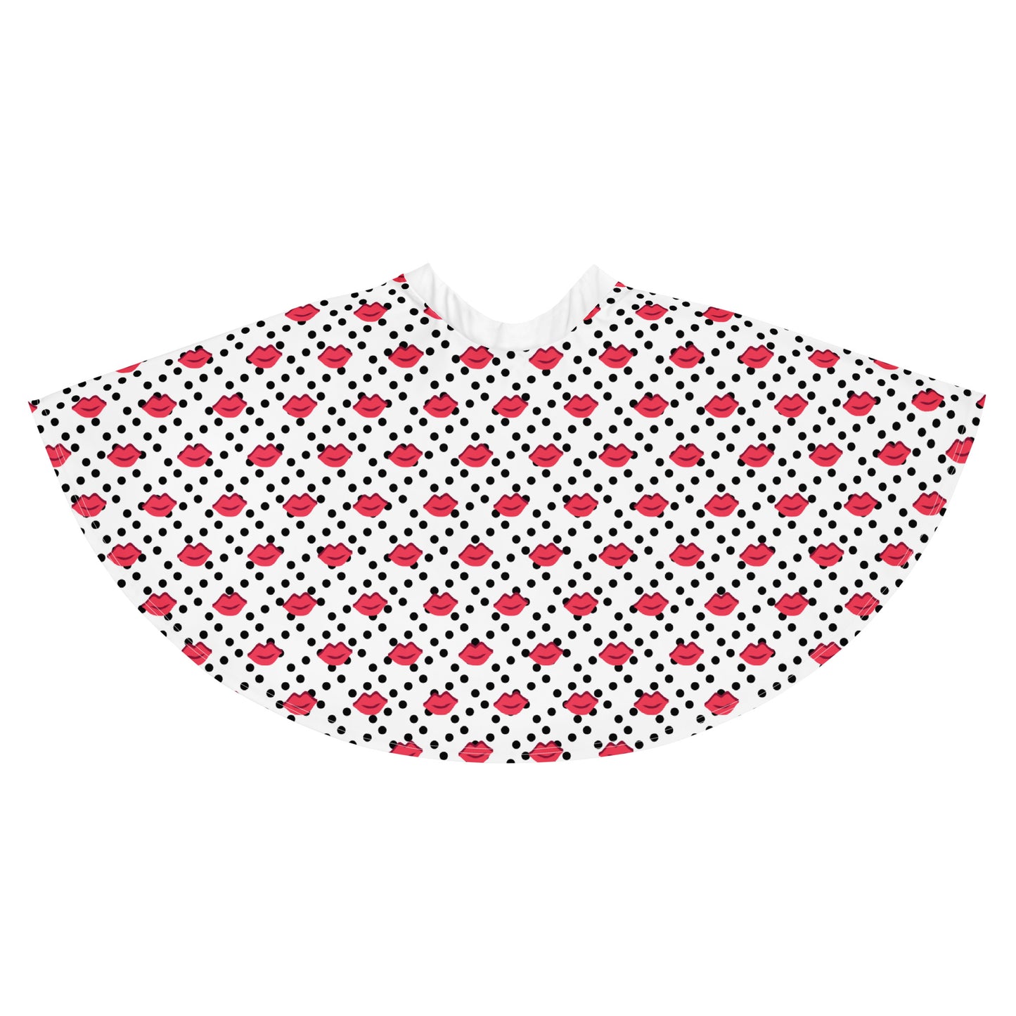 Polka Dot Kisses Skater Skirt