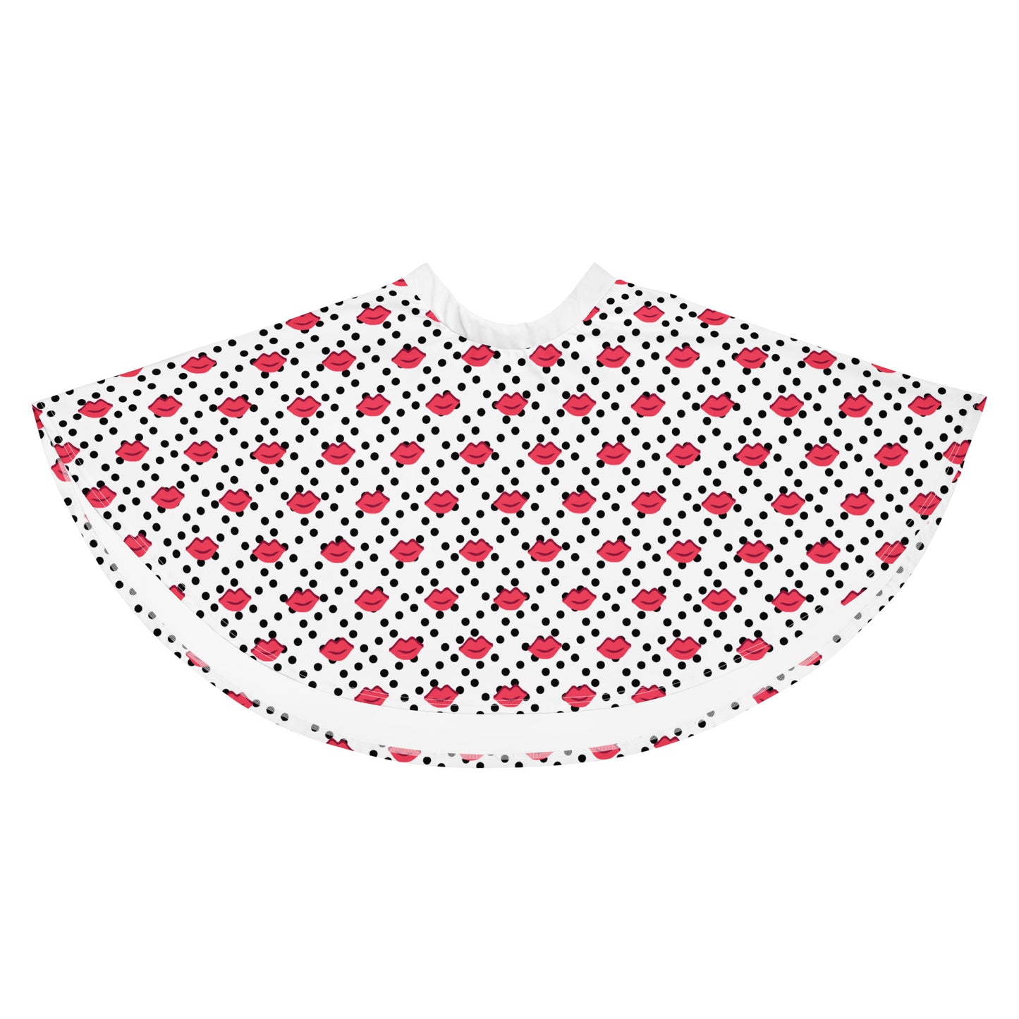 Polka Dot Kisses Skater Skirt