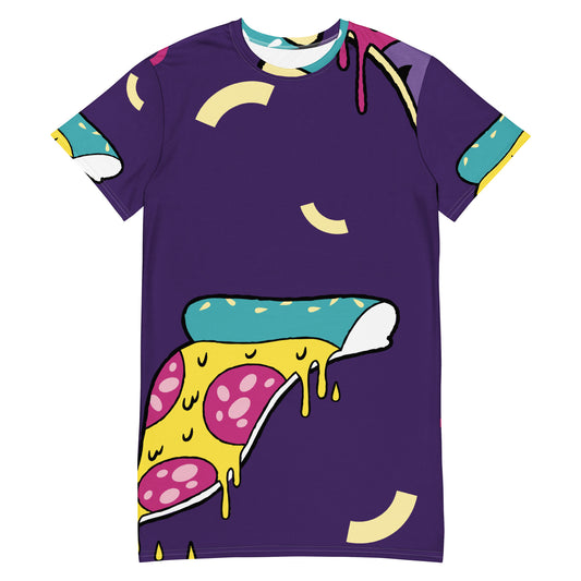 Pizza Fun T-Shirt Dress / Oversized Tee