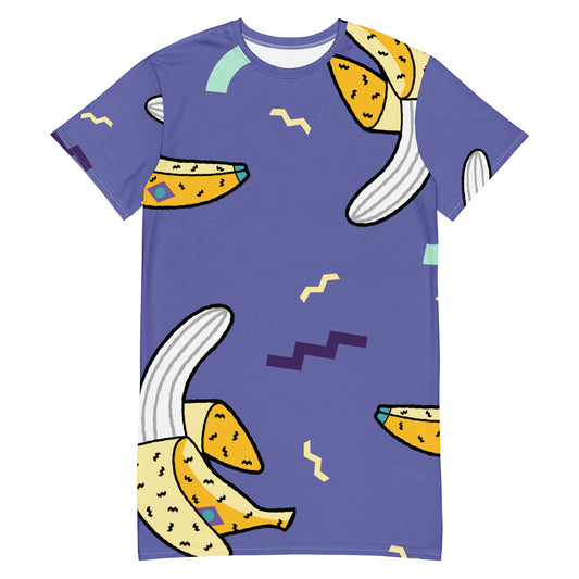 Bananas T-Shirt Dress / Oversized Tee