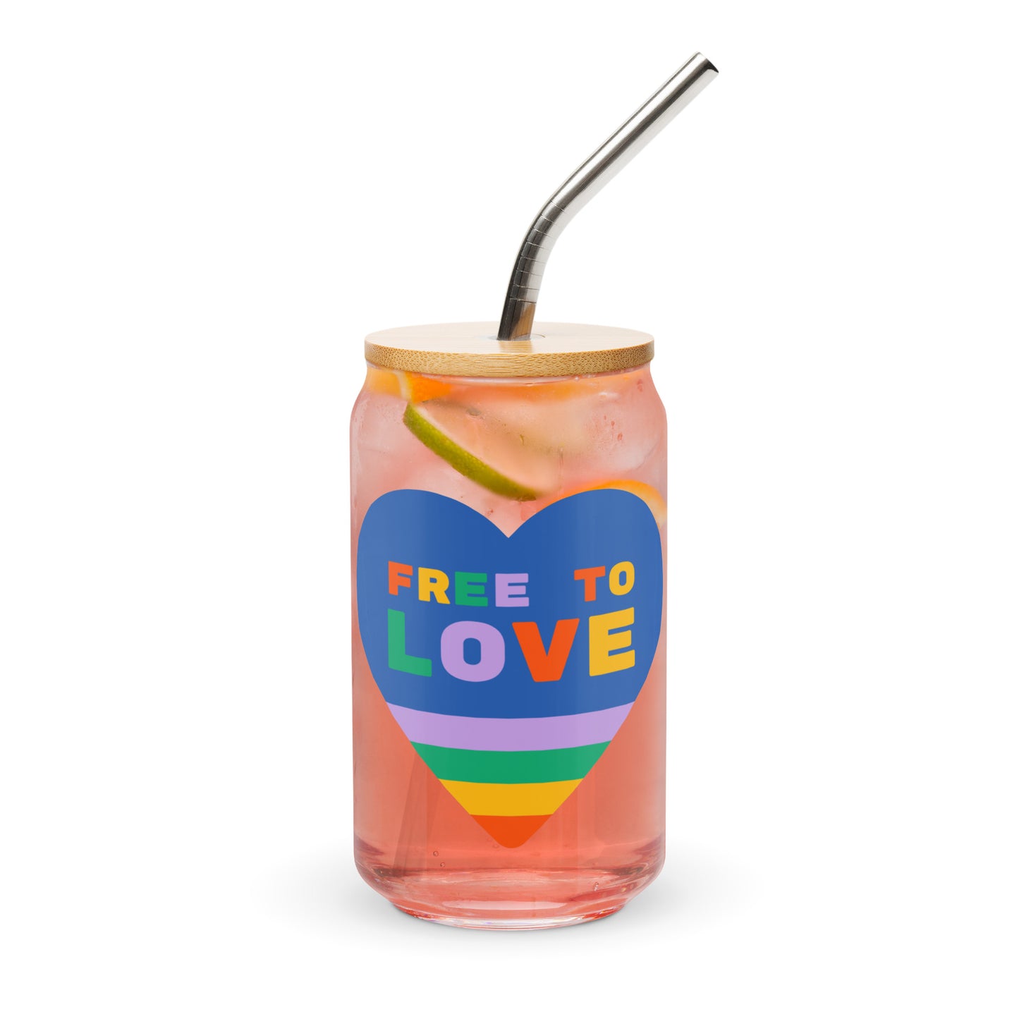 Can-Shaped glass: Free to Love