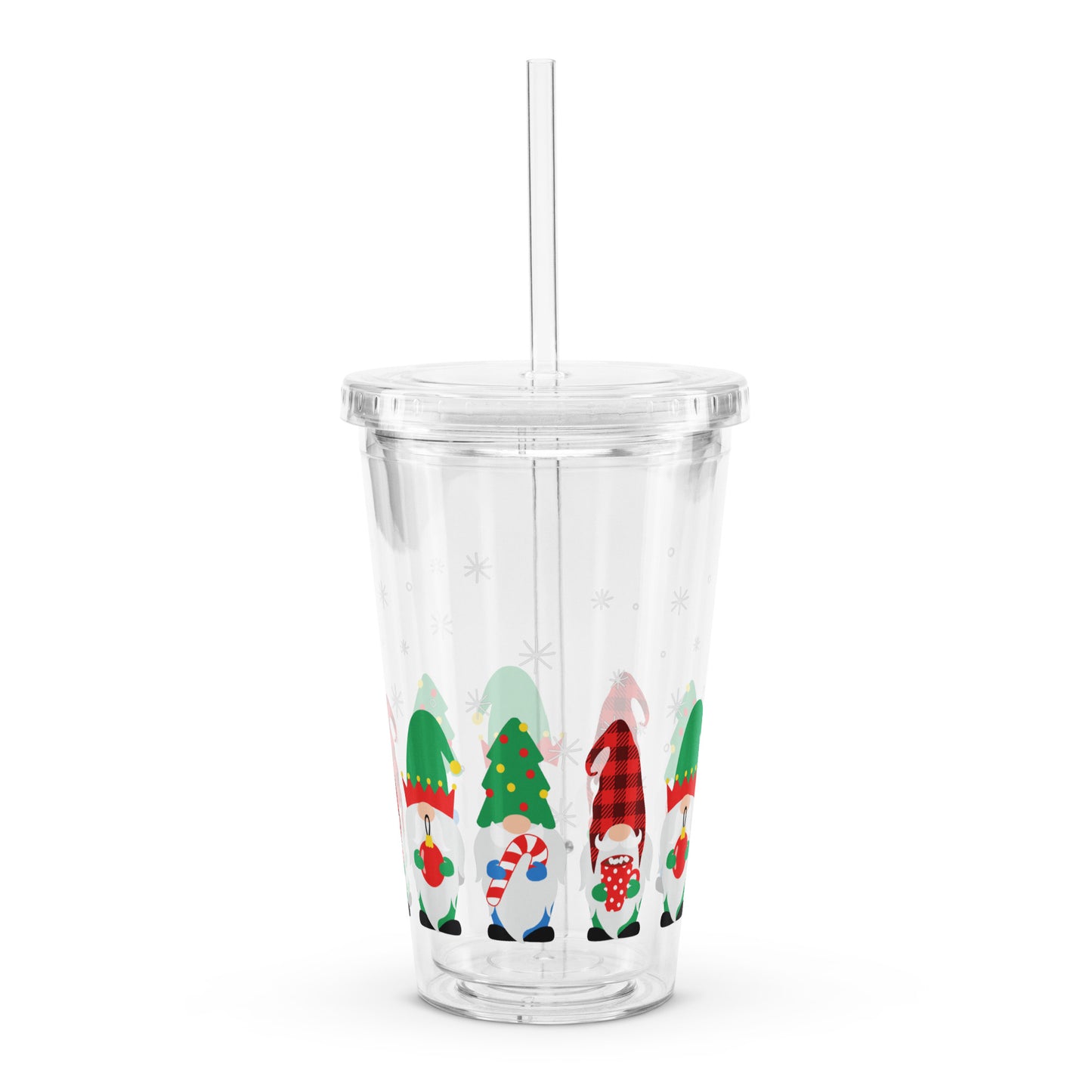 Travel Tumbler: Winter Gnomes (Double-Wall, 16 oz)