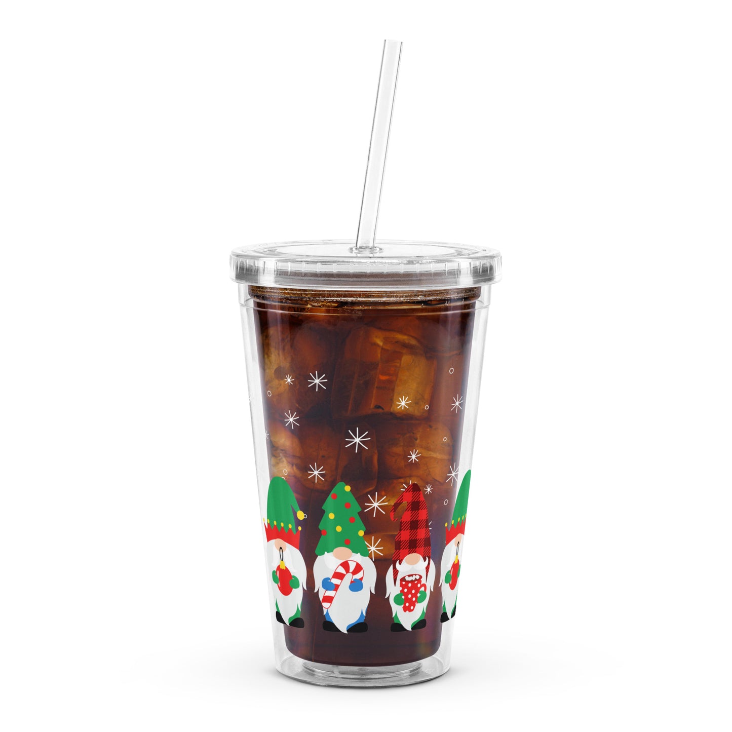 Travel Tumbler: Winter Gnomes (Double-Wall, 16 oz)