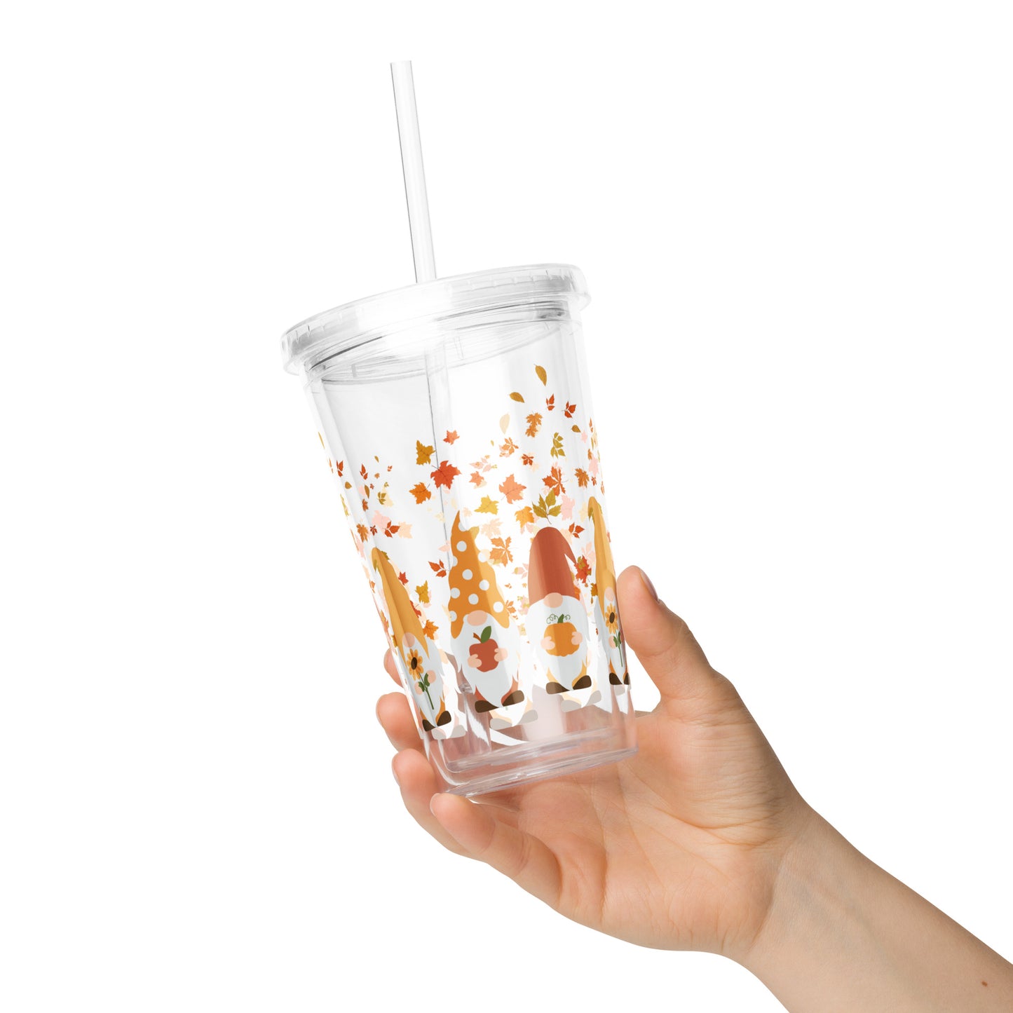 Travel Tumbler: Autumn Gnomes (Double-Wall, 16 oz)