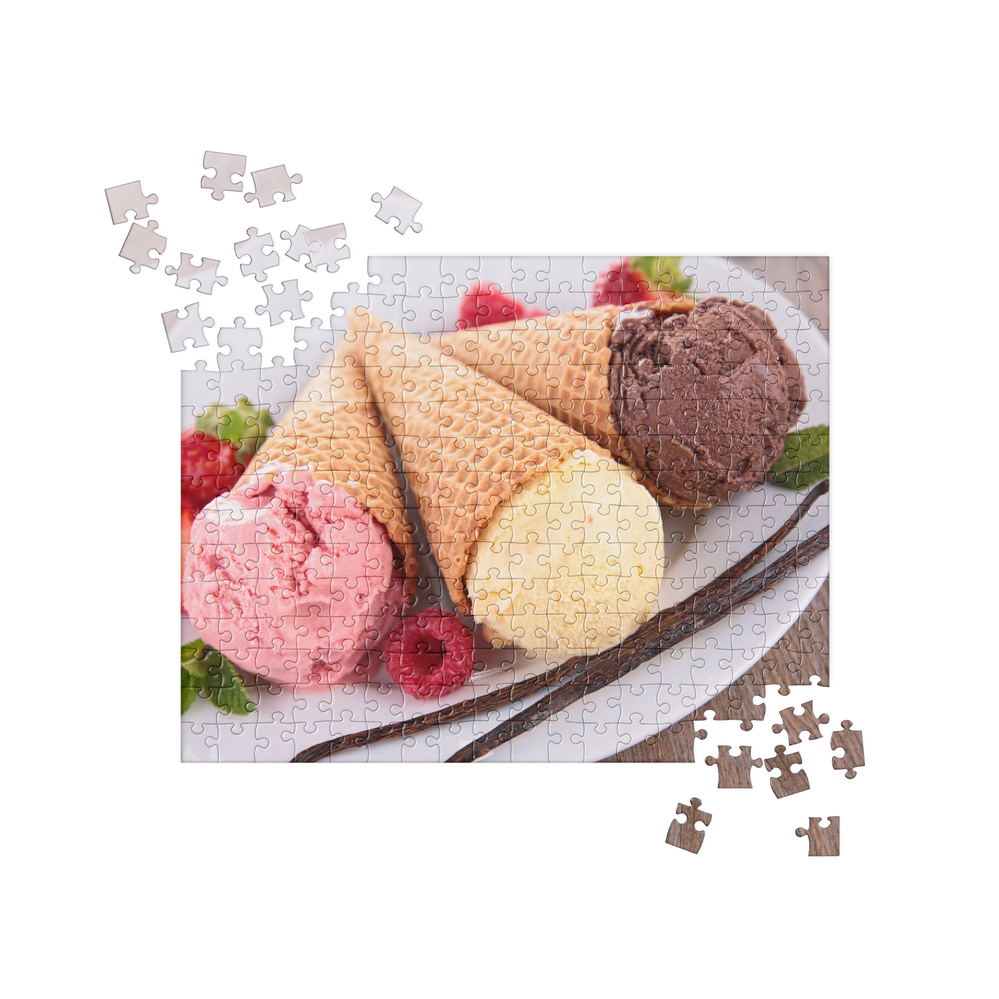 Food Fare Jigsaw Puzzle: Ice Cream Cones