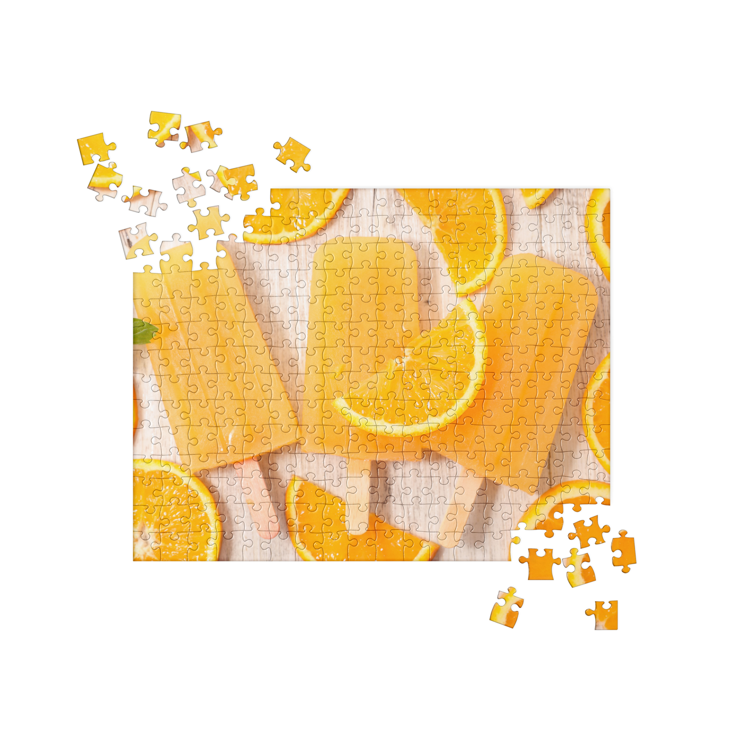 Food Fare Jigsaw Puzzle: Orange Popsicles