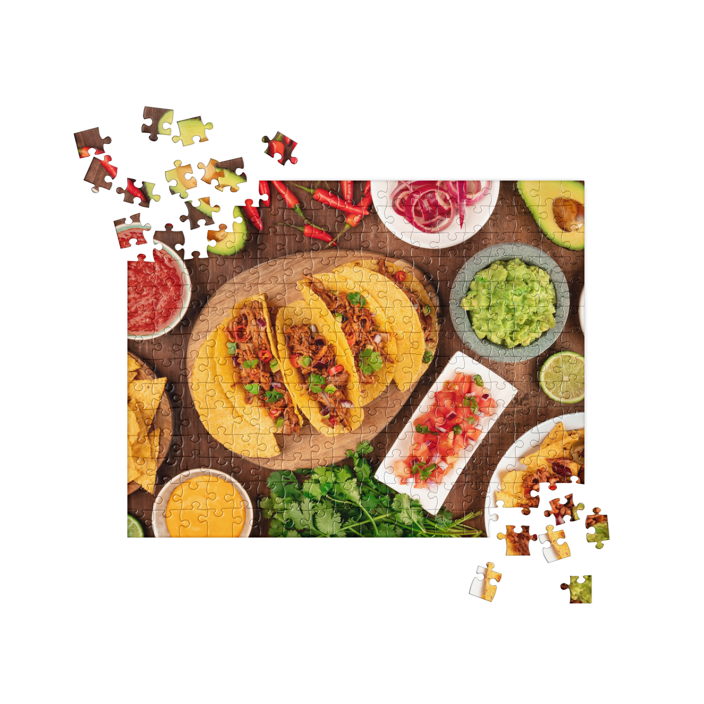 Food Fare Jigsaw Puzzle: Tacos & Guac