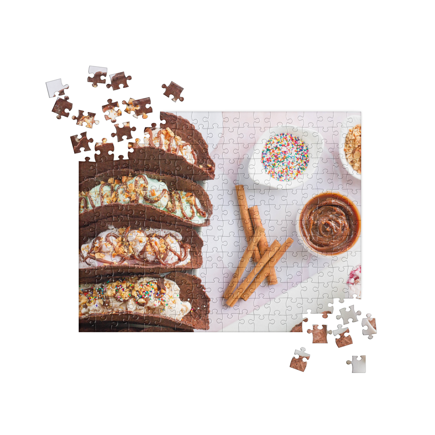 Food Fare Jigsaw Puzzle: Ice Cream Tacos