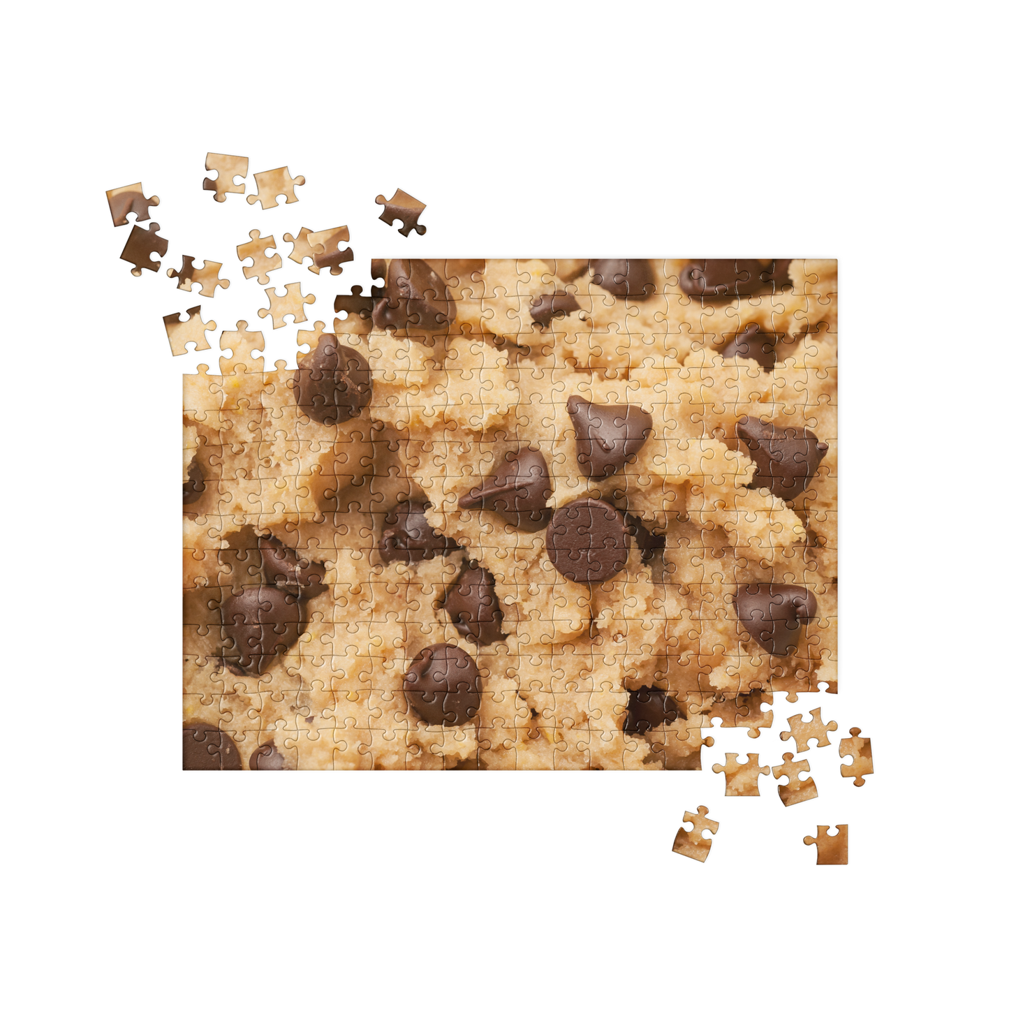 Food Fare Jigsaw Puzzle: Chocolate Chip Cookie Dough Closeup