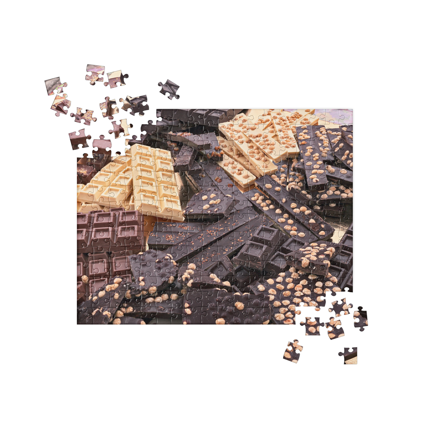 Food Fare Jigsaw Puzzle: Chocolate Bar Pieces