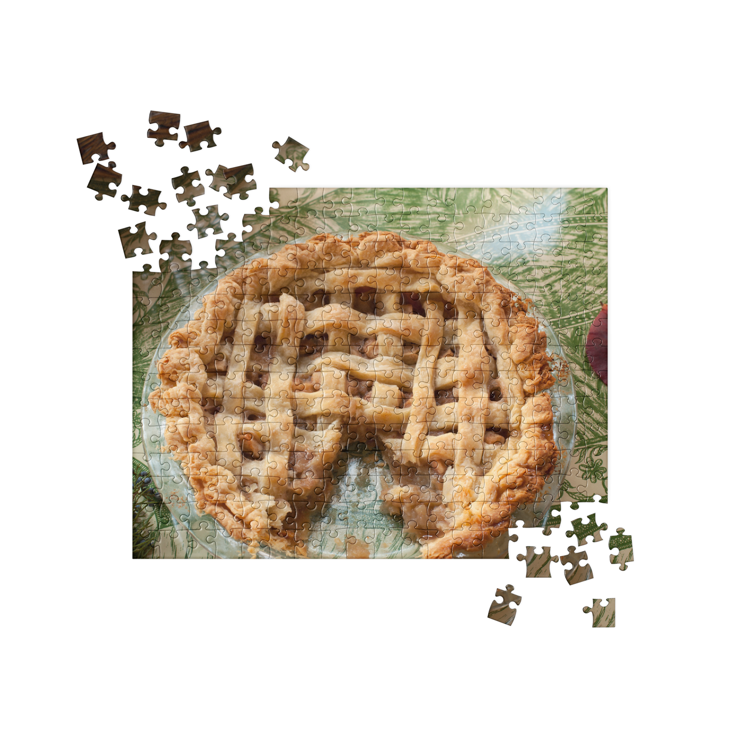 Food Fare Jigsaw Puzzle: Apple Pie with Lattice Crust