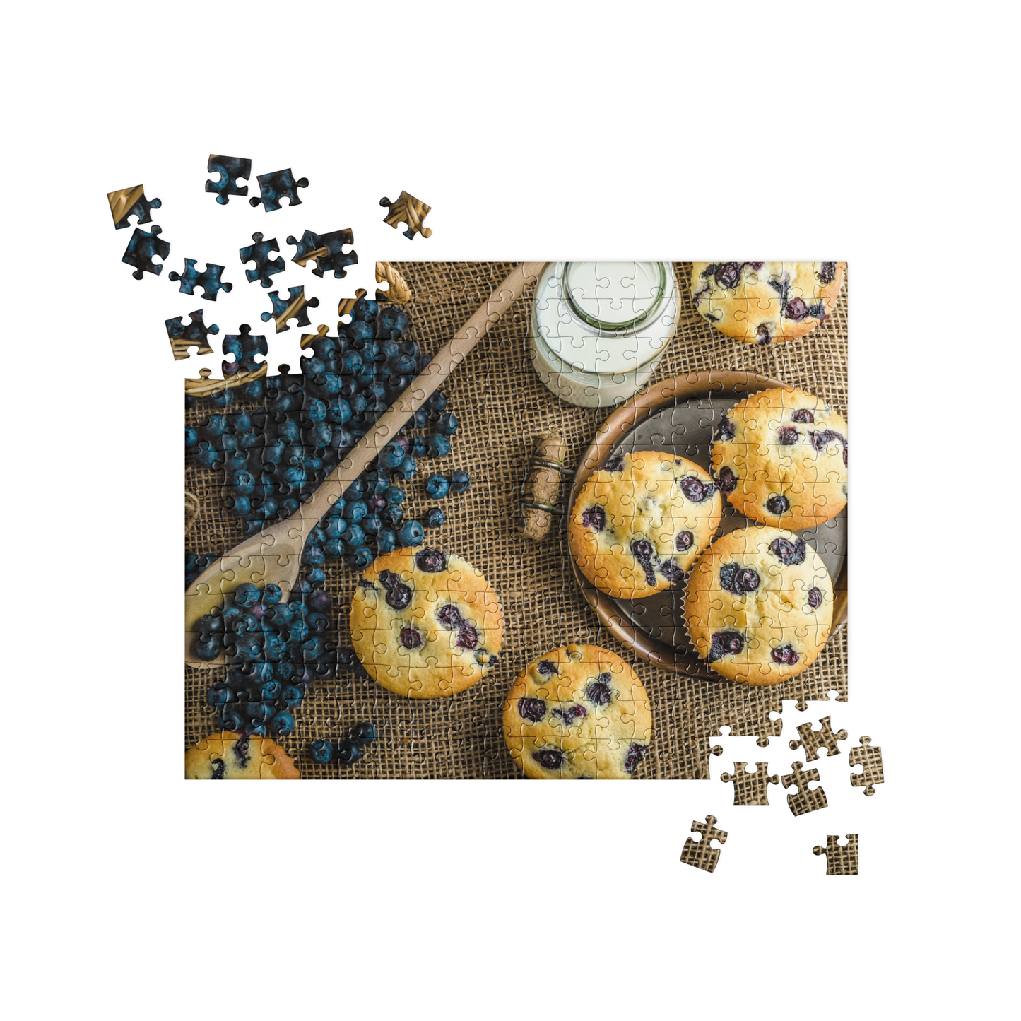 Food Fare Jigsaw Puzzle: Blueberry Muffins