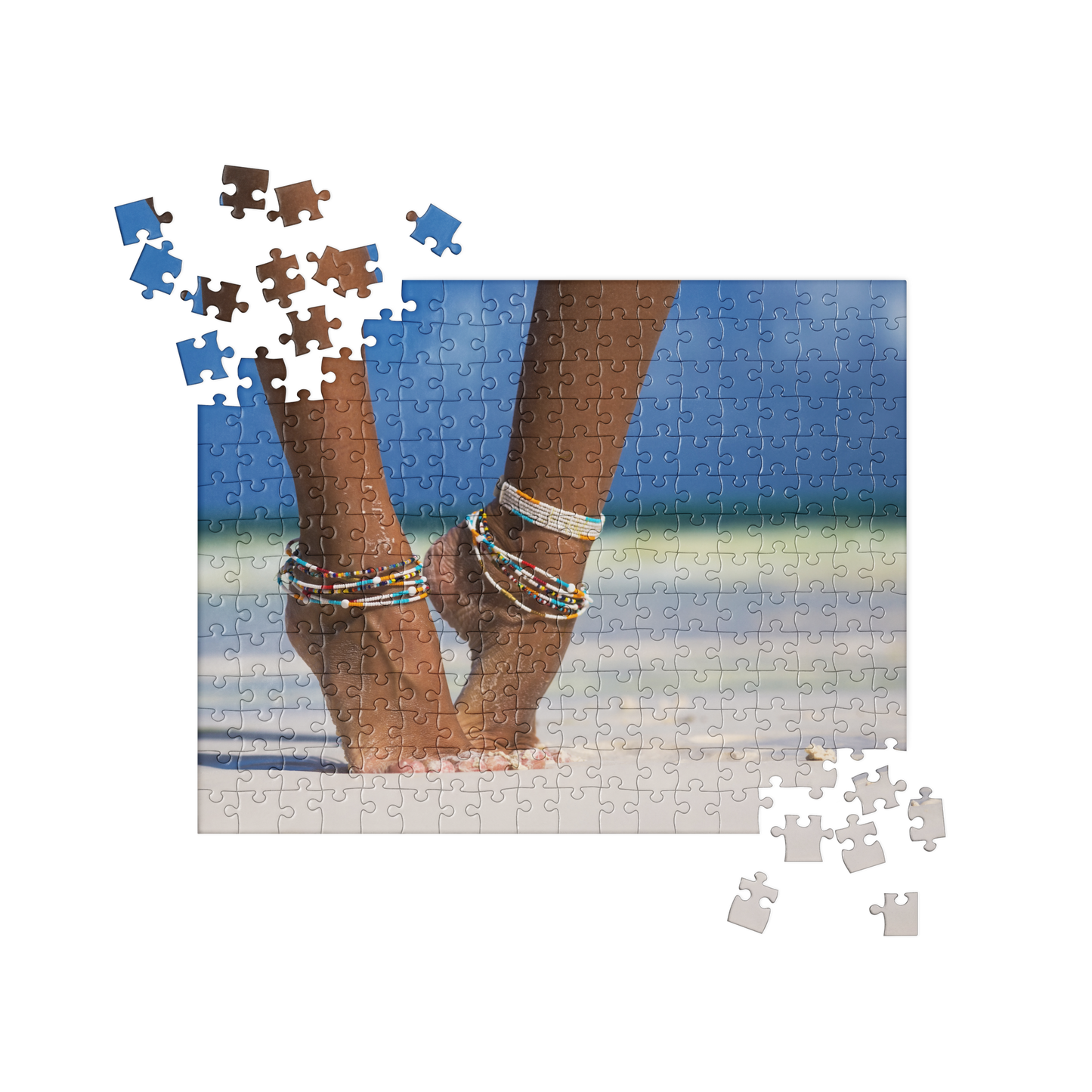 Summer Jigsaw Puzzle: Feet in the Sand