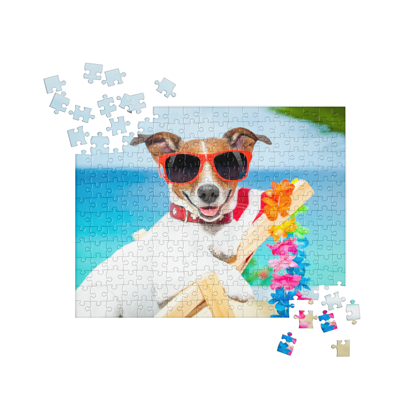 Puppy Jigsaw Puzzle: Puppy with Sunglasses