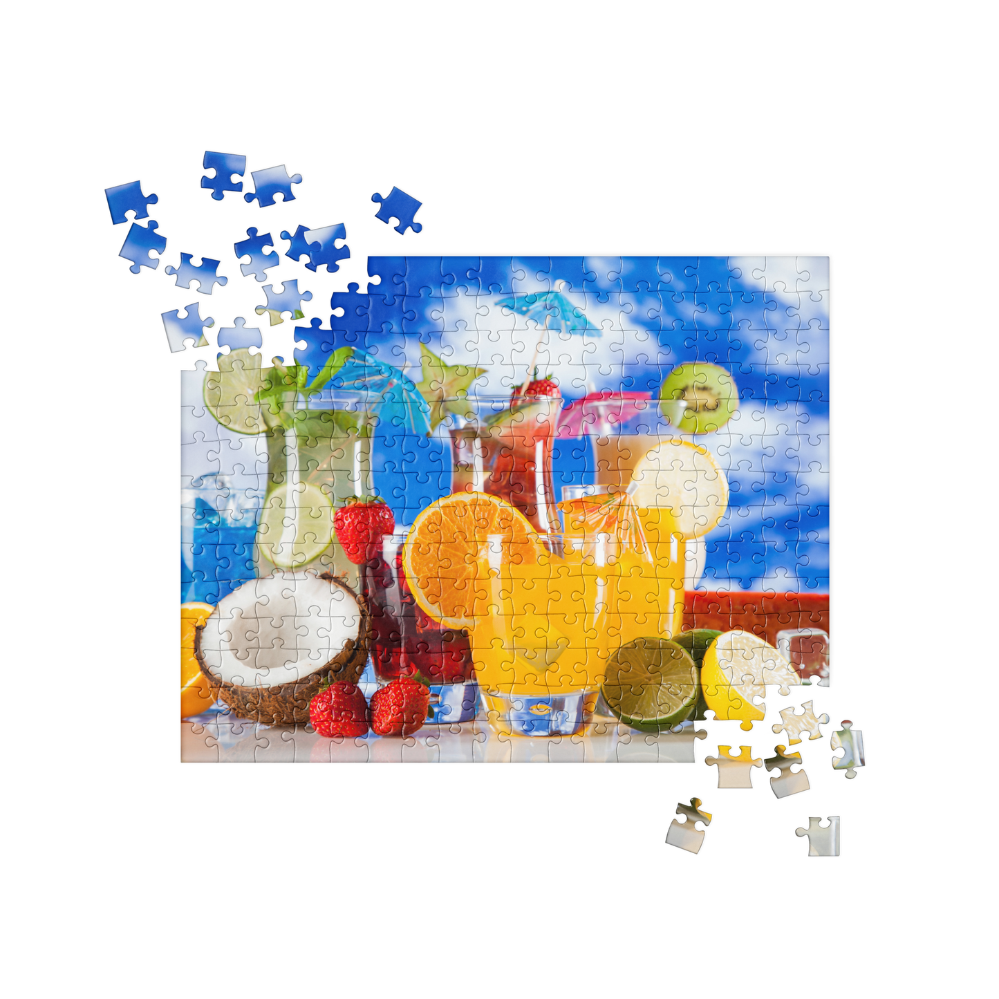 Summer Jigsaw Puzzle: Tropical Cocktails