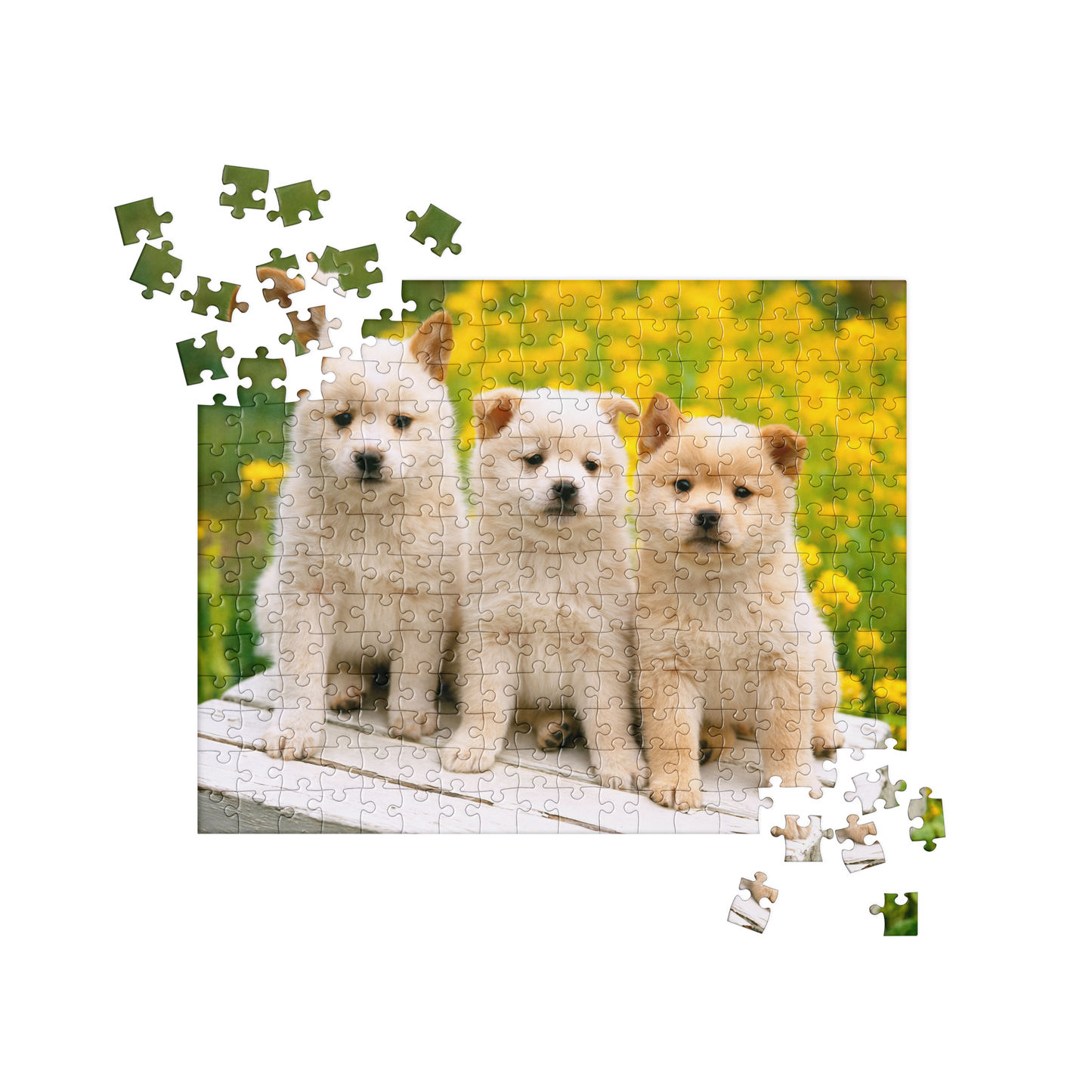 Puppy Jigsaw Puzzle: Puppy Trio