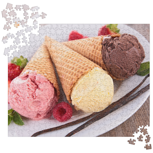 Food Fare Jigsaw Puzzle: Ice Cream Cones