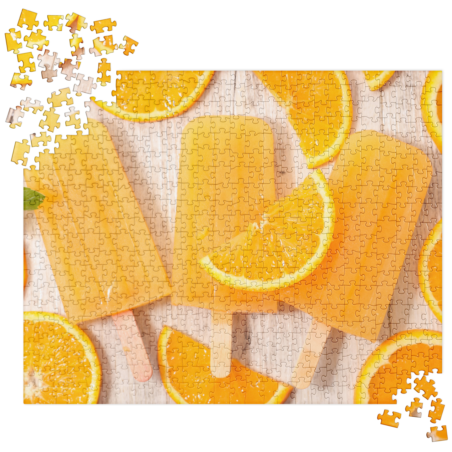 Food Fare Jigsaw Puzzle: Orange Popsicles