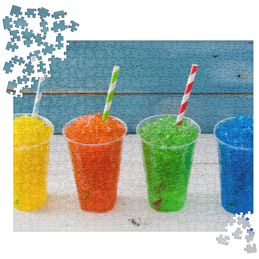 Food Fare Jigsaw Puzzle: Icy Colorful Drinks