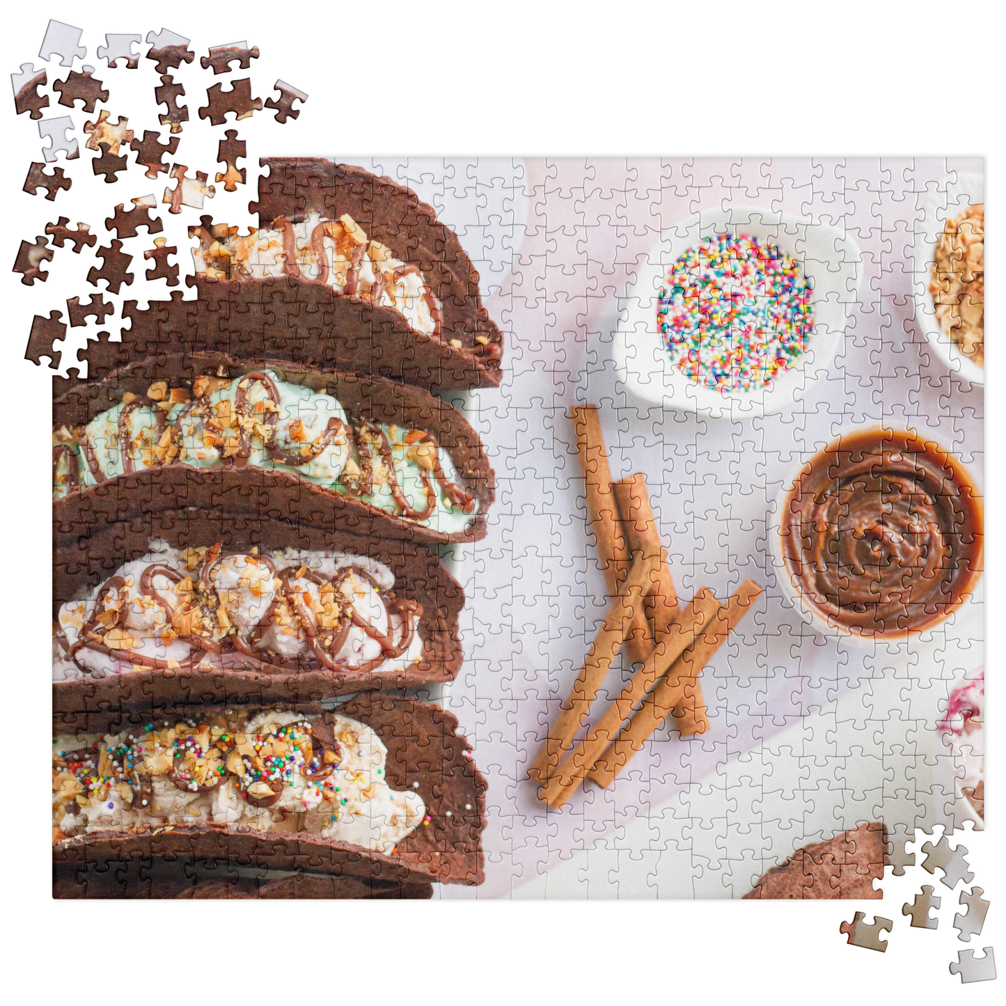 Food Fare Jigsaw Puzzle: Ice Cream Tacos