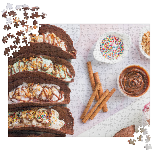 Food Fare Jigsaw Puzzle: Ice Cream Tacos