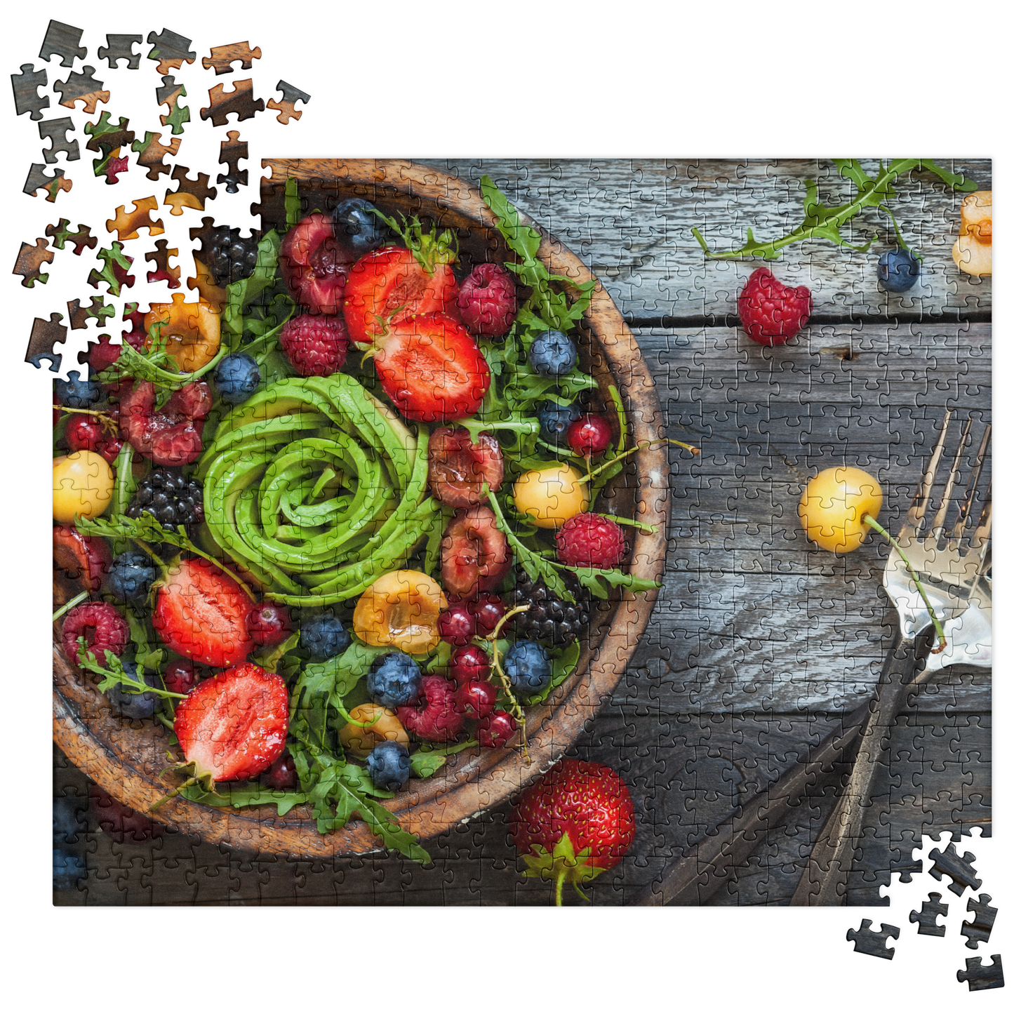 Food Fare Jigsaw Puzzle: Fruit & Veggie Salad