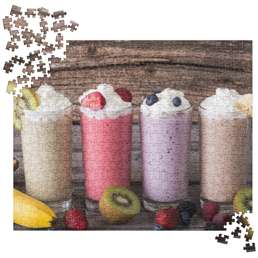 Food Fare Jigsaw Puzzle: Creamy Fruit Smoothies