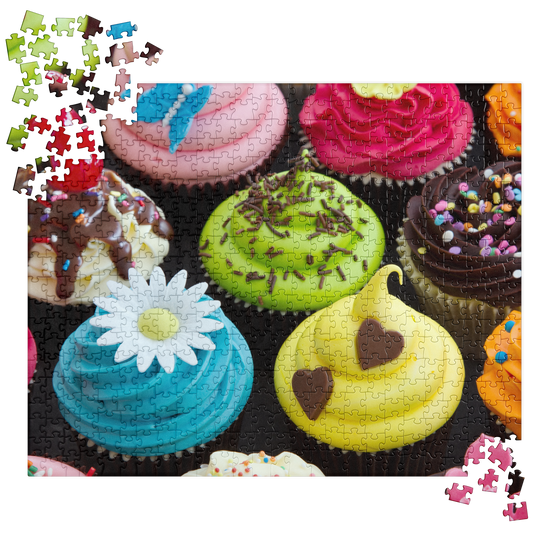 Food Fare Jigsaw Puzzle: Fancy Cupcakes