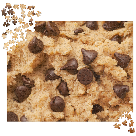 Food Fare Jigsaw Puzzle: Chocolate Chip Cookie Dough Closeup