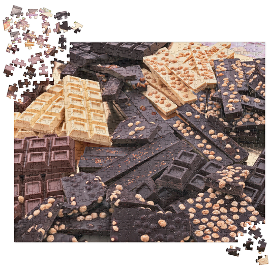 Food Fare Jigsaw Puzzle: Chocolate Bar Pieces