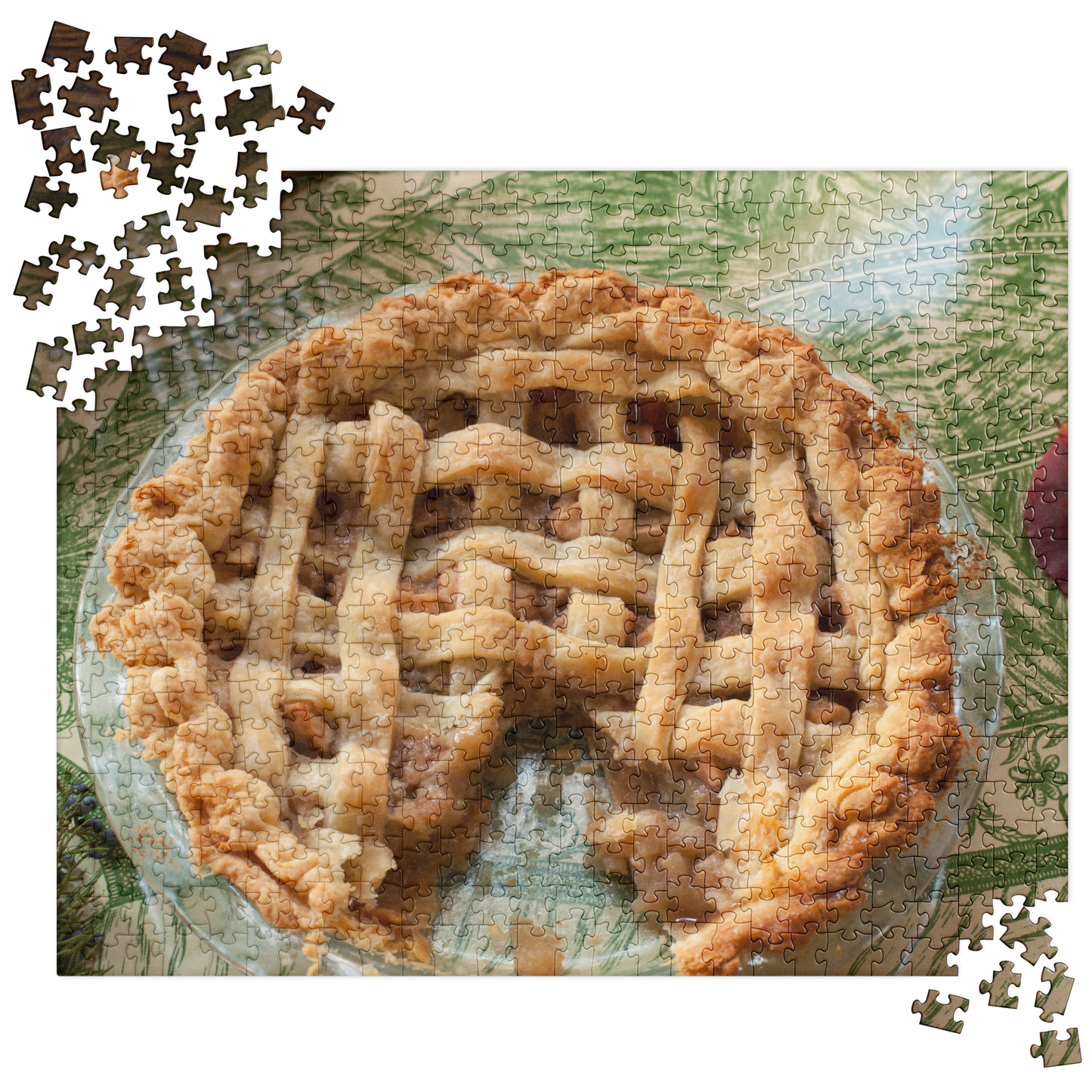 Food Fare Jigsaw Puzzle: Apple Pie with Lattice Crust