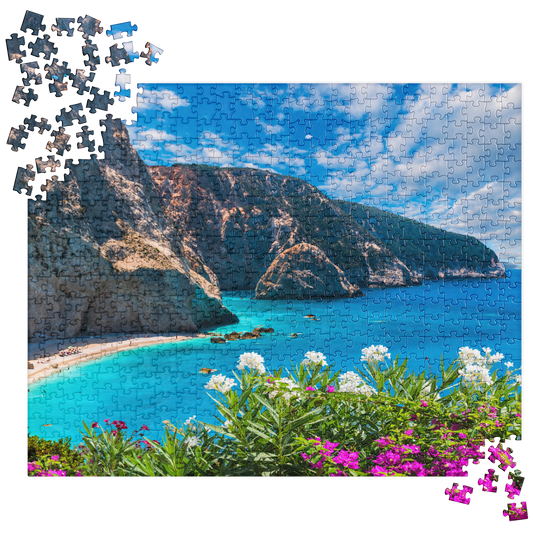 Summer Jigsaw Puzzle: Summer in Greece, Porto Katsiki Beach