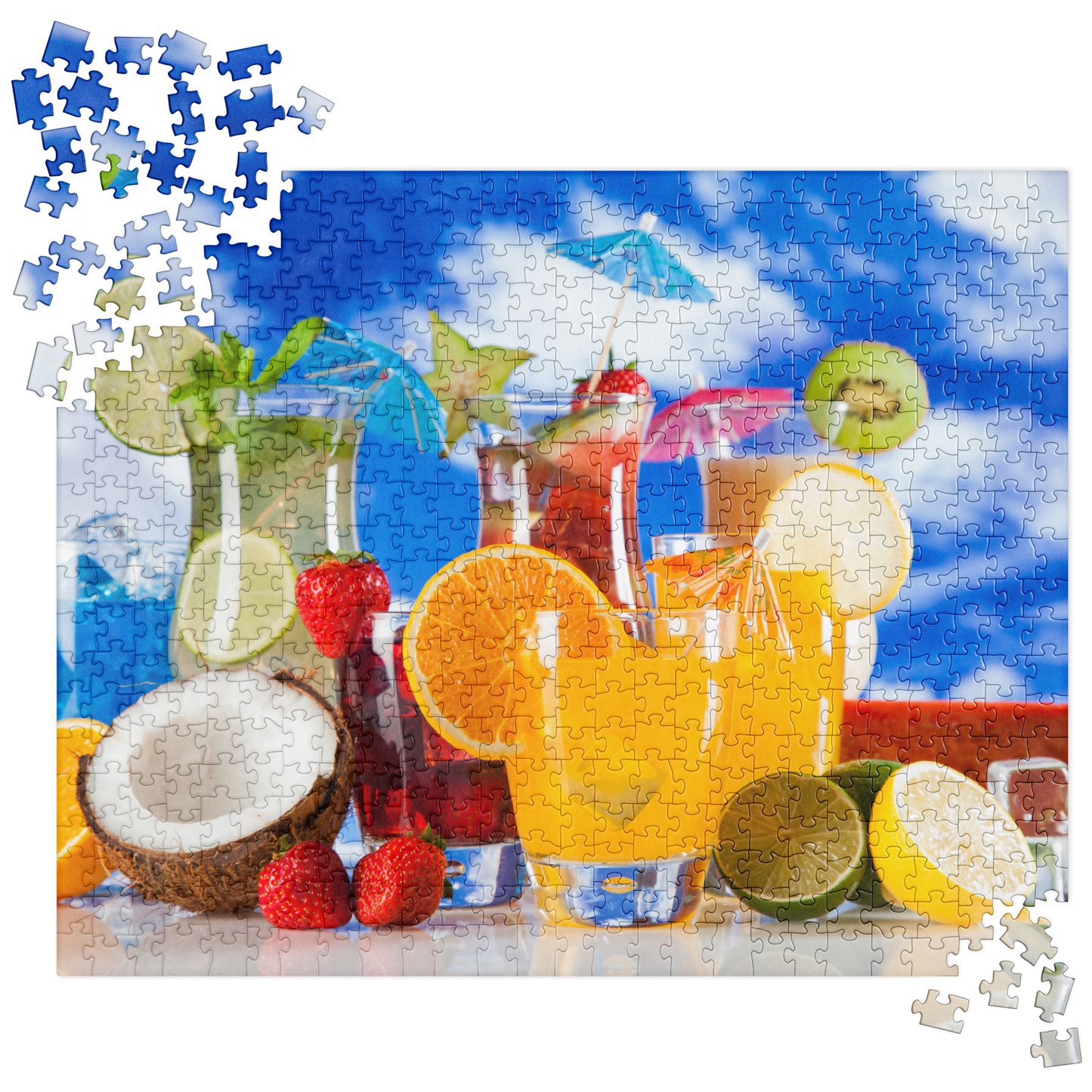 Summer Jigsaw Puzzle: Tropical Cocktails