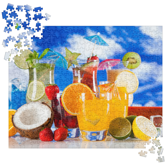 Summer Jigsaw Puzzle: Tropical Cocktails