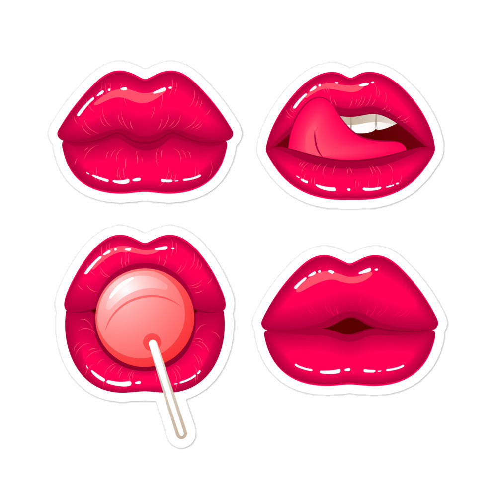 Sticker Sheet: Wet Lips