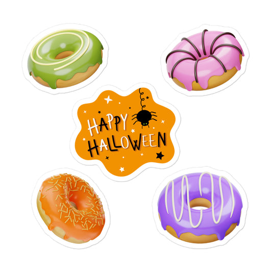 Sticker Sheet: Halloween Donuts