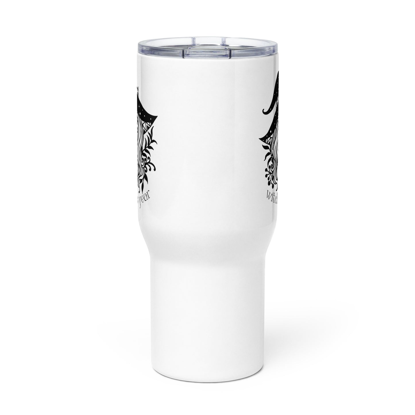 Travel Mug with Handle: Witch All Year (25 oz)