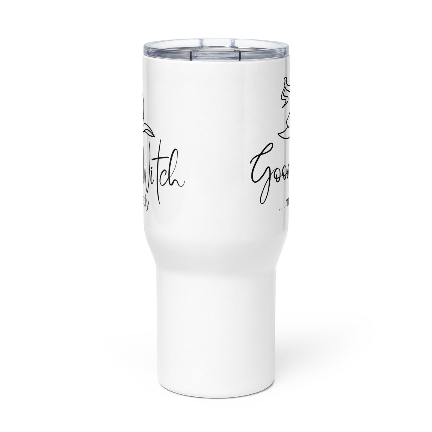 Travel Mug with Handle: Good Witch... Mostly (25 oz)