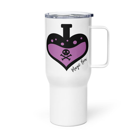 Travel Mug with Handle: Magic Brew (25 oz)