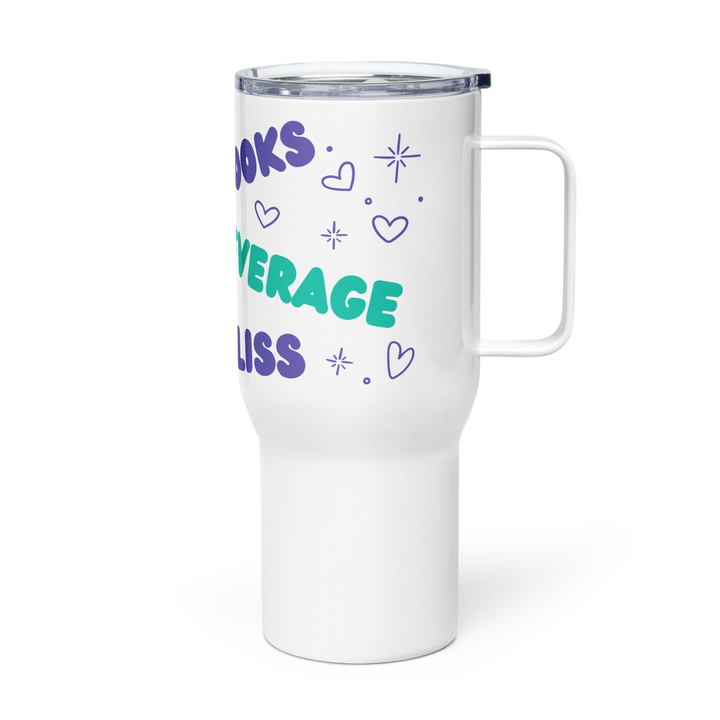 Books Beverage Bliss Travel Mug (25-40 oz)