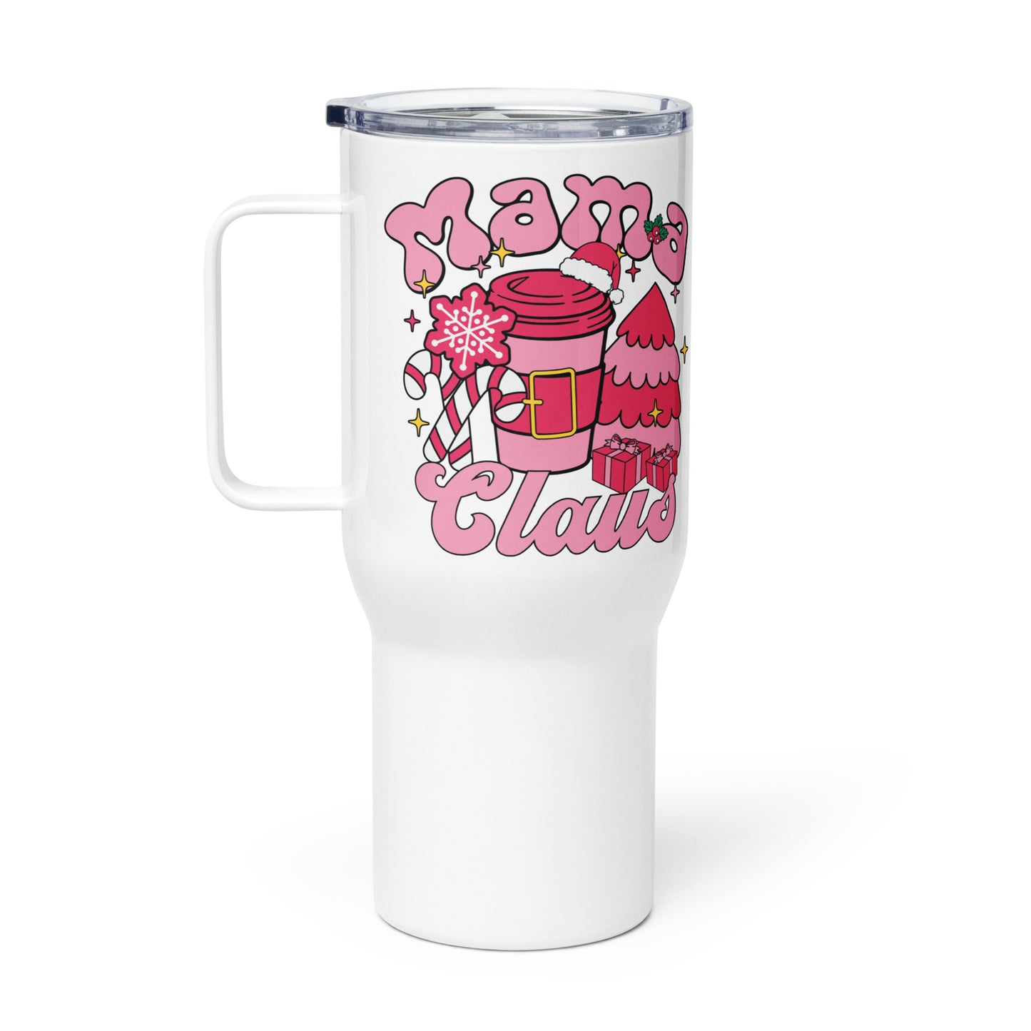 Mama Claus Christmas Travel Mug (25-40 oz)