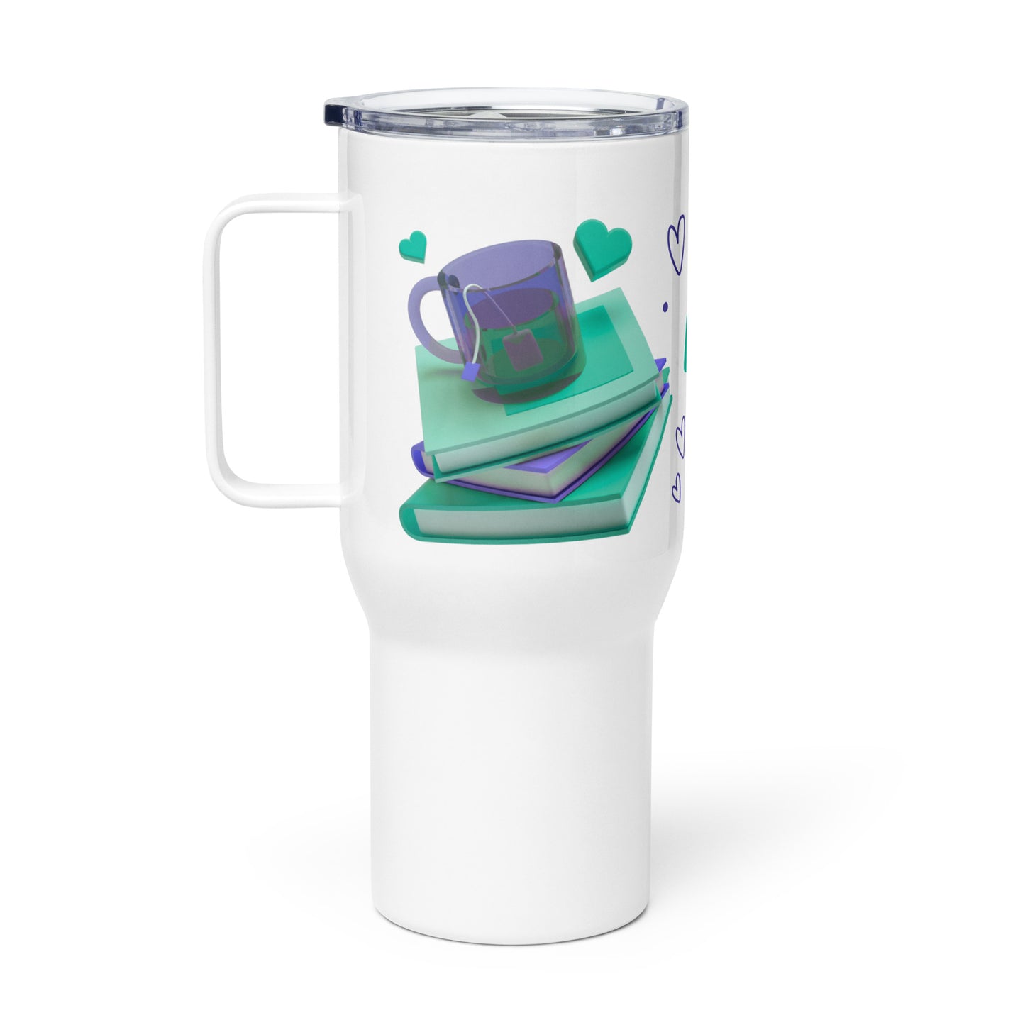 Books Beverage Bliss Travel Mug (25-40 oz)